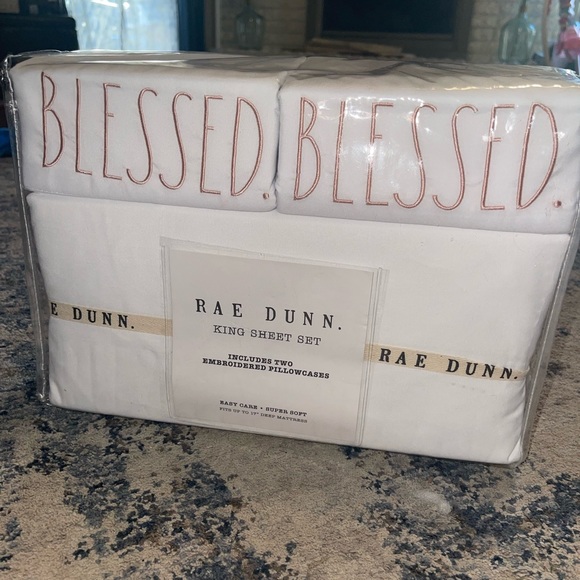 Rae Dunn Bedding Rae Dunn King Size Sheet Set Nib Poshmark